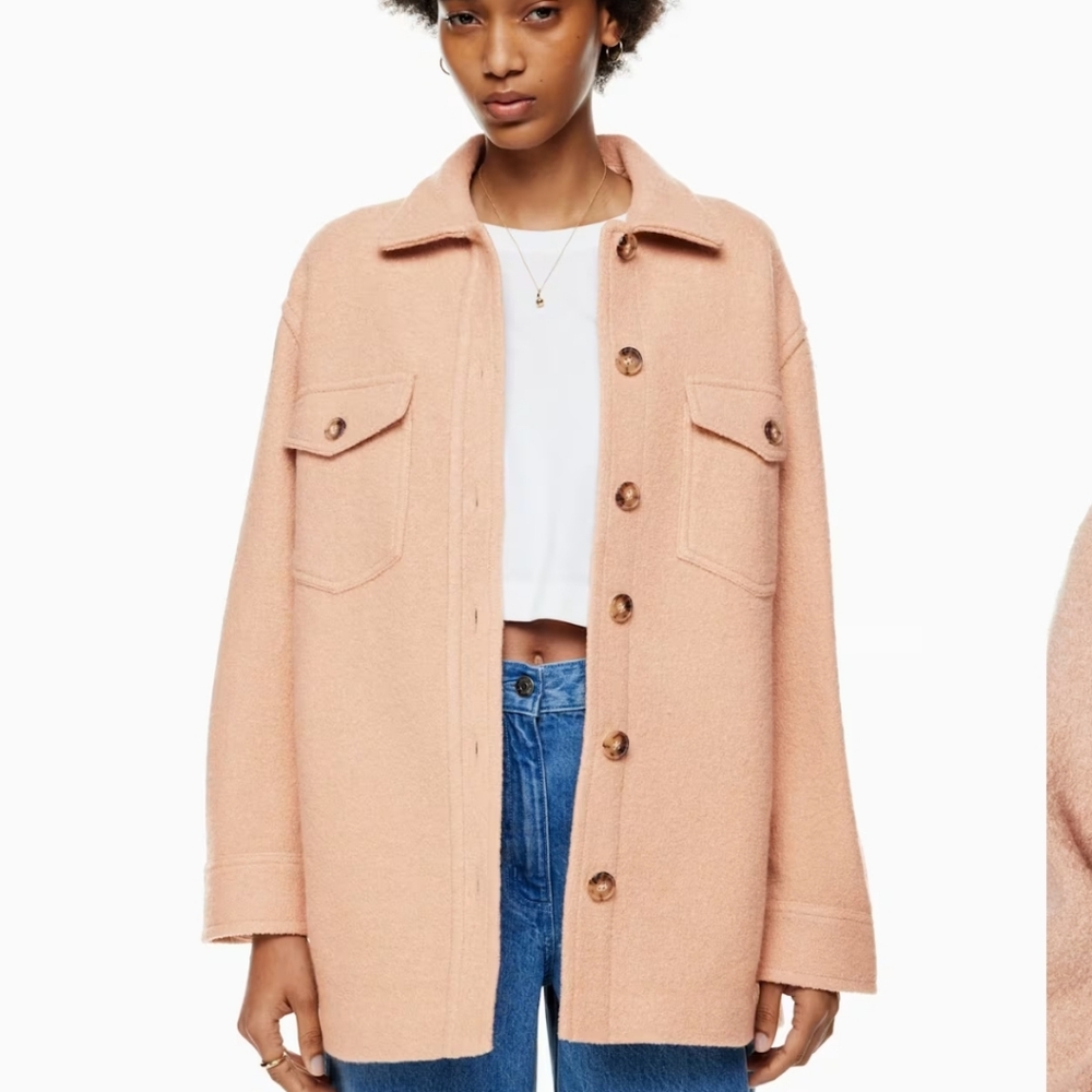 **LAST CHANCE** Wilfred Free (Aritzia) The Ganna Utility Shirt Jacket Size S
